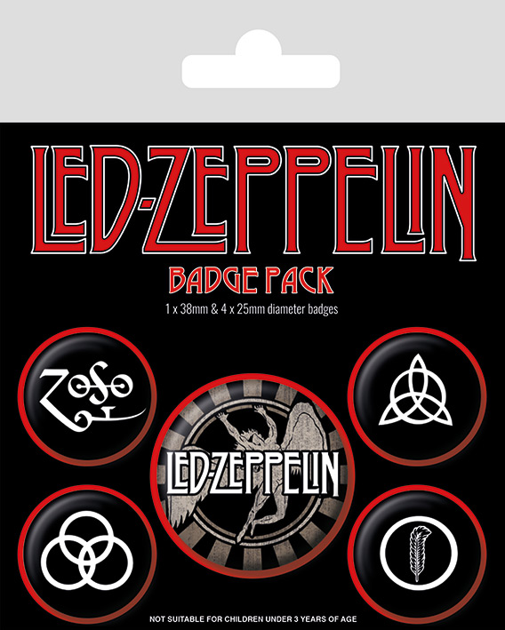 Badgepack Led Zeppelin – Symbols