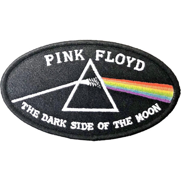 Toppa Pink Floyd : Dark Side Of The Moon Oval Black Border