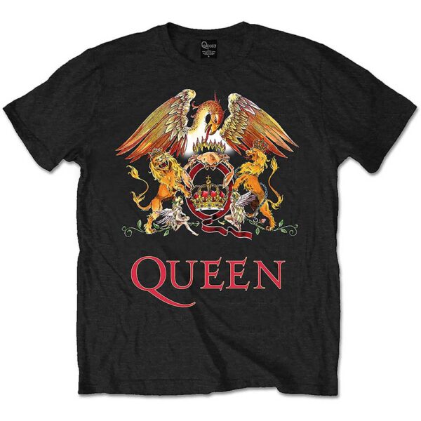 T-shirt Queen : Classic Crest (Unisex Small)