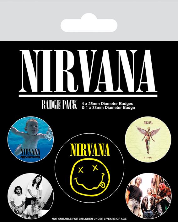 Spille Nirvana: Iconic (Pin Badge Pack)