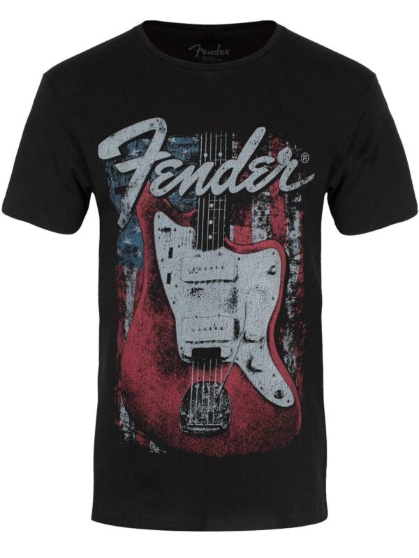 T-shirt Fender: Distressed Guitar (Unisex Tg. XL)