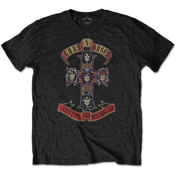 T-shirt Guns n’ Roses : Appetite For Destruction (Unisex Tg. Medium)