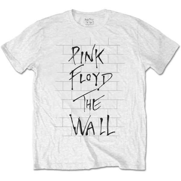 T-shirt Pink Floyd :  The Wall & Logo (Unisex tg. Large)