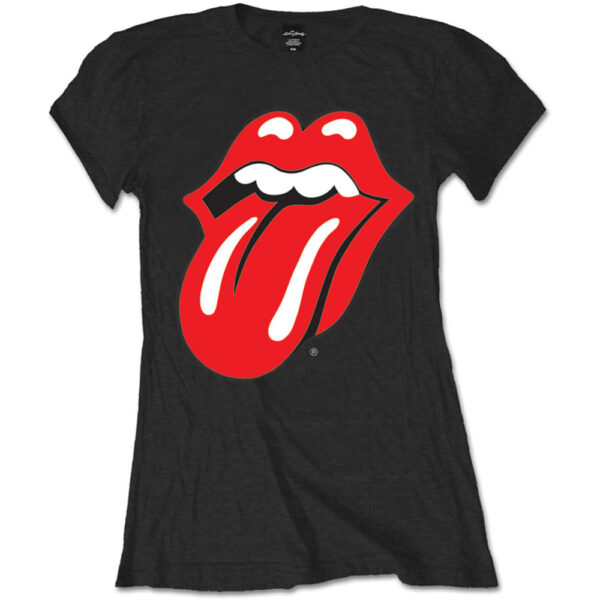 T-shirt Rolling Stones : Classic Tongue Ladies Small