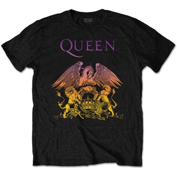 T-shirt Queen : Gradient Crest (Unisex medium)