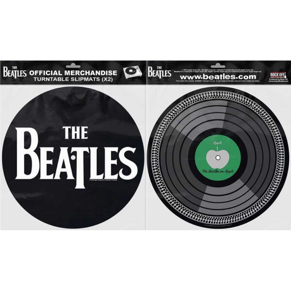 Tappetino Giradischi Beatles Drop T Logo & Apple