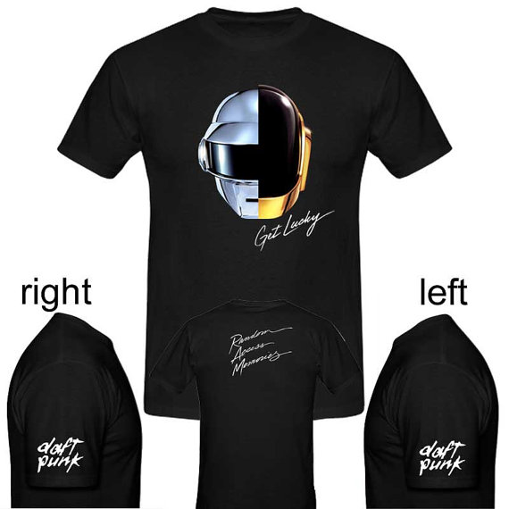 T-Shirt Daft Punk: Get Lucky (Unisex Medium)