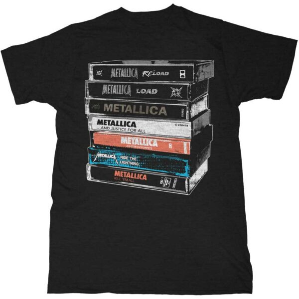 T-shirt Metallica: Cassette (Unisex tg.Medium)