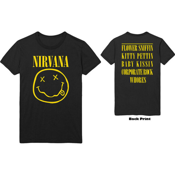 T-Shirt Nirvana: Flower Sniffin (Unisex Xl)