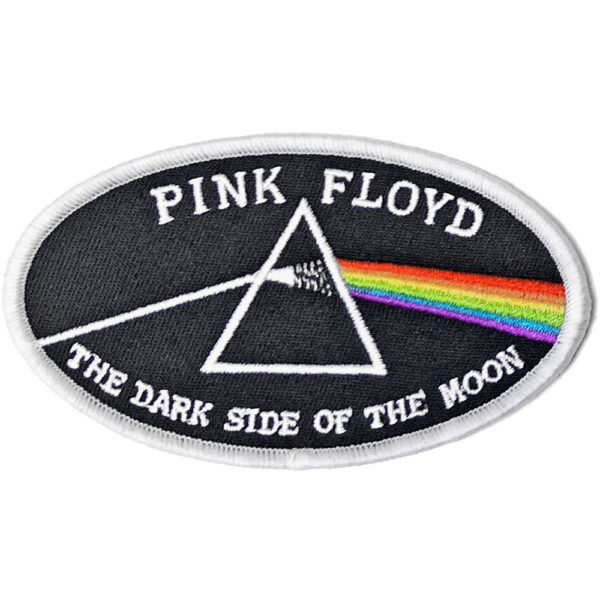 Toppa Pink Floyd: Dark Side Of The Moon Oval White Border