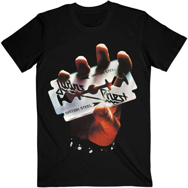 T-shirt Judas Priest: British Steel (Unisex Tg.Medium)