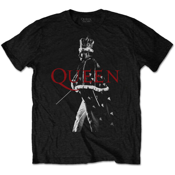 T-Shirt Freddie Mercury: Freddie Crown Queen (Unisex Tg. Medium)