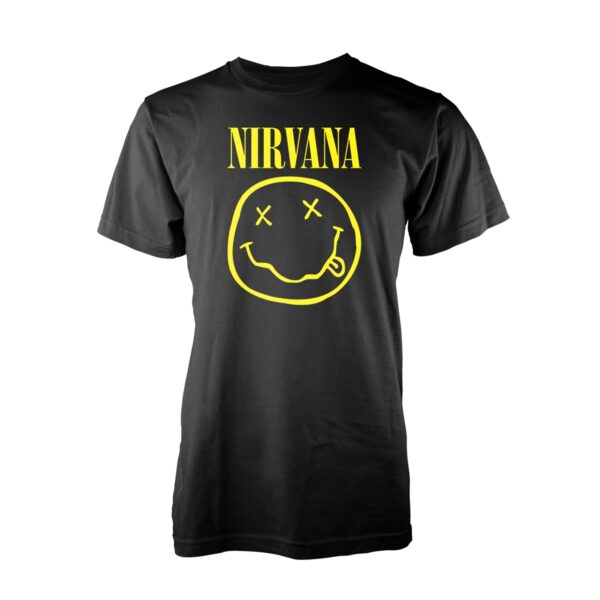 T-shirt Nirvana: Smiley Logo (Unisex Tg. L)
