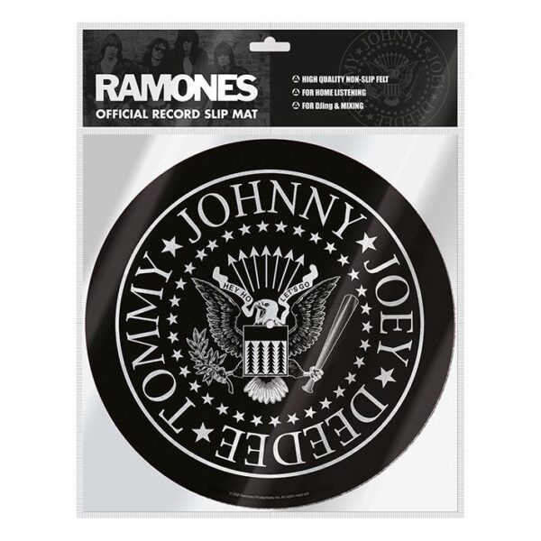Tappetino Giradischi Ramones: Logo (Slipmat)