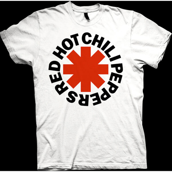 T-Shirt Red Hot Chili Peppers: Red Asterisk (Unisex Tg.L)