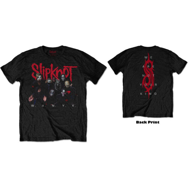 T-Shirt Slipknot : Wanyk Logo (Unisex Tg.S)
