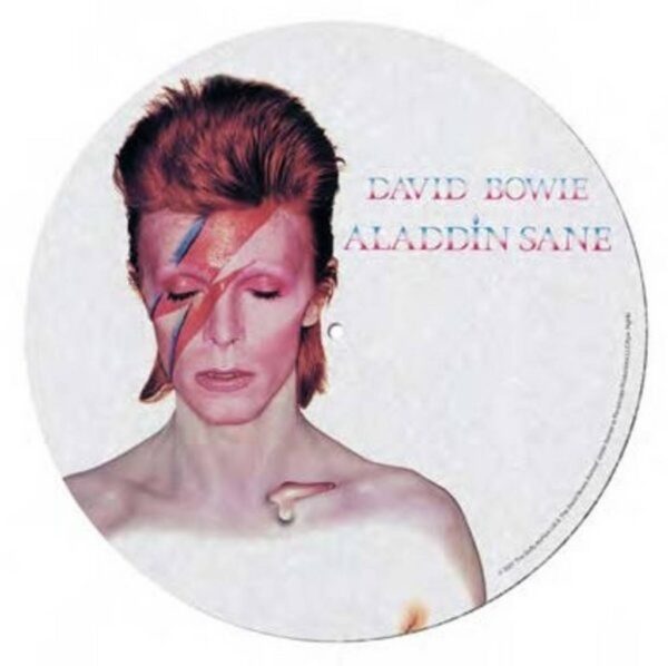 Tappetino per giradischi David Bowie: Aladdin Sane (Slip Mat)
