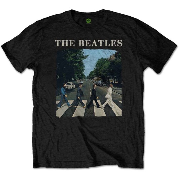 T-Shirt Beatles: Abbey Road & Logo (Unisex XL)