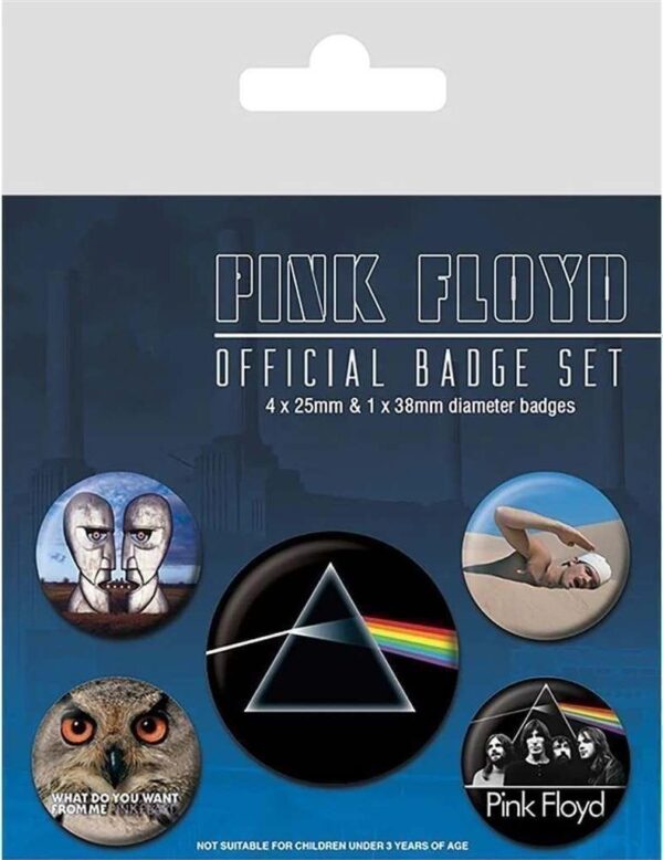 Set Spille Pink Floyd: Official Badge Set (Pin Badge Pack)